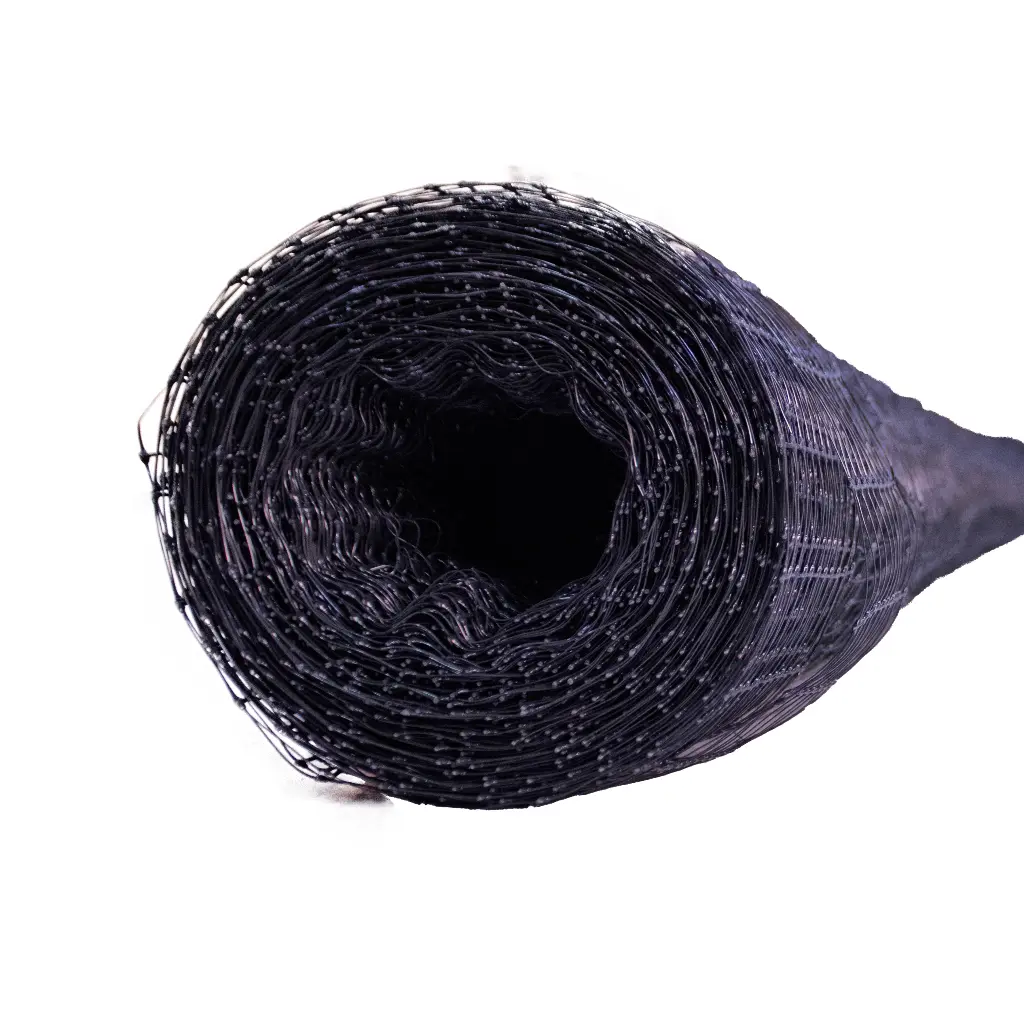 ROLLO MALLA GALLINERO NEGRA 1.80*50 Mts.