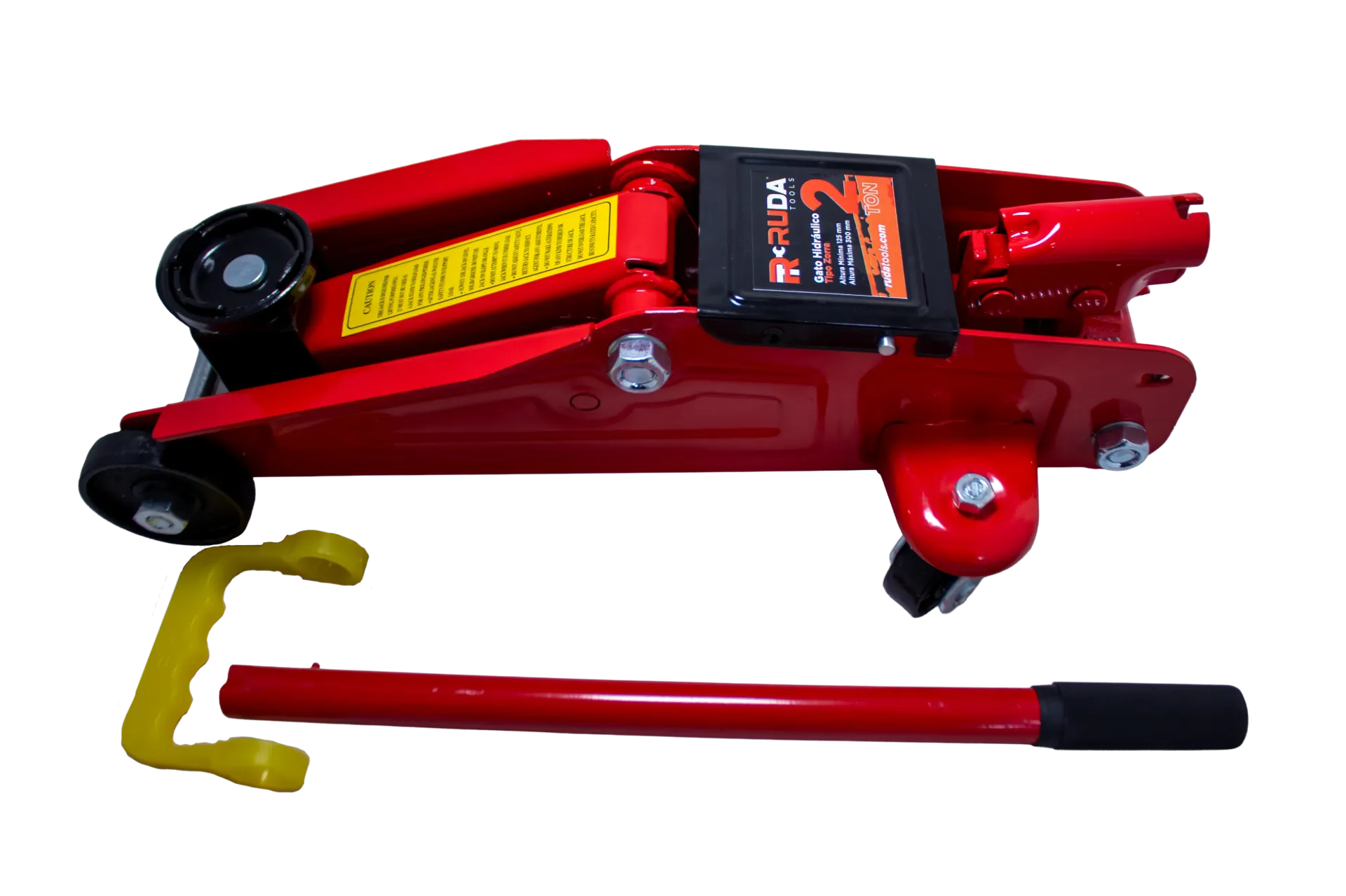Gato hidráulico zorra 2 ton RUDA con estuche