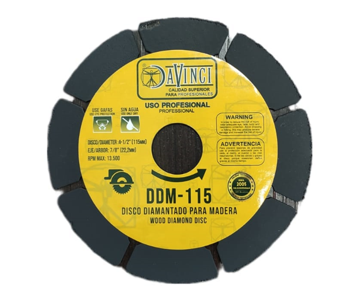 DISCO DIAMANTADO SEGMENTADO MULTIUSOS 4 1/2'