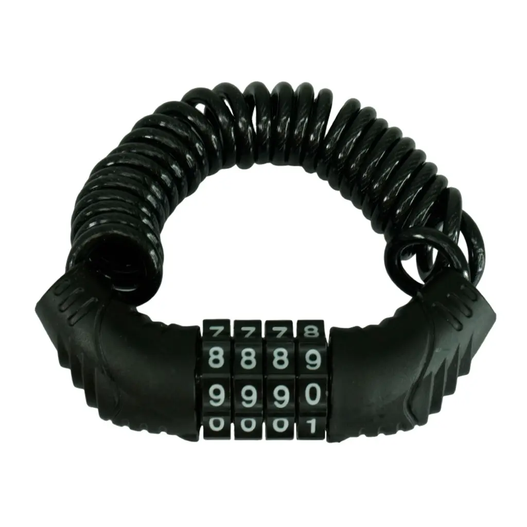 [HT2212] CANDADO GUAYA BICICLETA CON CLAVE 4 DÍGITOS 1.5 MTS UDUKE